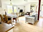 Wohnzimmer - Ferienwohnung Hühnerstall Hasselberg - Top-Hundeurlaub