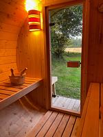 Sauna - Ferienwohnung Hühnerstall Hasselberg - Top-Hundeurlaub