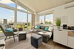 Wohnzimmer - Ferienhaus Dünenvilla Ostseeblick Marina Wendtorf - Top-Hundeurlaub