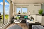 Wohnzimmer - Ferienhaus Dünenvilla Ostseeblick Marina Wendtorf - Top-Hundeurlaub