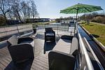 Terrasse - Hausboot "Seeloft" - Top-Hundeurlaub