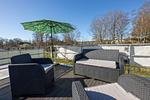 Terrasse - Hausboot "Seeloft" - Top-Hundeurlaub