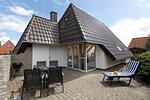 Terrasse - Ferienhaus "Philipp" Mellumplate 35 - Top-Hundeurlaub