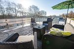 Terrasse - Hausboot "Seerose" - Top-Hundeurlaub