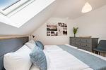 Schlafzimmer - Ferienwohnung Dock12C - Top-Hundeurlaub