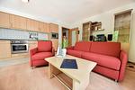 Wohnzimmer - Haus Strandoase 23 - Top-Hundeurlaub