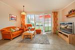 Wohnzimmer - Ferienhaus Sunshine - Top-Hundeurlaub