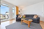 Wohnzimmer - Haus Miramar 25 - Top-Hundeurlaub