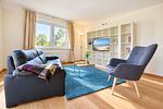 Wohnzimmer - Haus Neuhof 01 - Top-Hundeurlaub