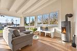 Wohnzimmer - Ferienhaus Wiesenblick - Top-Hundeurlaub