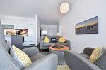 Wohnzimmer - Villa Westend - Wohnung 14 - Top-Hundeurlaub