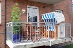 sonniger Balkon - Rungholtstraße 6 a, Whg. 2 - Top-Hundeurlaub