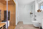 Badezimmer - Ferienwohnung SalzWasserHerz Olpenitz - Top-Hundeurlaub
