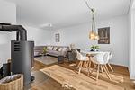 Wohnzimmer - Ferienwohnung SalzWasserHerz Olpenitz - Top-Hundeurlaub