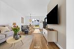 Wohnzimmer - Ferienwohnung SalzWasserHerz Olpenitz - Top-Hundeurlaub