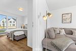 Schlafzimmer - Ferienwohnung SalzWasserHerz Olpenitz - Top-Hundeurlaub