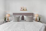 Schlafzimmer - Ferienwohnung SalzWasserHerz Olpenitz - Top-Hundeurlaub