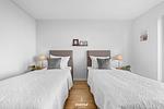 Schlafzimmer - Ferienwohnung SalzWasserHerz Olpenitz - Top-Hundeurlaub