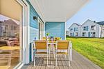 Terrasse - Ferienwohnung SalzWasserHerz Olpenitz - Top-Hundeurlaub