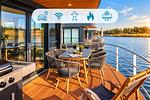 Terrasse - Floatinghouse Bahama Mama - Top-Hundeurlaub