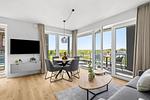 Wohnzimmer - Ferienwohnung TheViewB07 Johanna Dagebüll - Top-Hundeurlaub