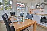 Küche / Küchenzeile - Böttcher Huus - Wohnung 1 - Top-Hundeurlaub