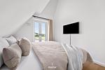 Schlafzimmer - Ferienhaus Godjas Hüs List auf Sylt - Top-Hundeurlaub