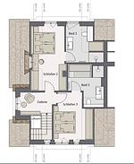 Grundriss - Ferienhaus Kate Kunterbunt List auf Sylt - Top-Hundeurlaub