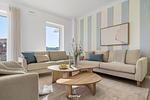 Wohnzimmer - Ferienhaus Kate Kunterbunt List auf Sylt - Top-Hundeurlaub