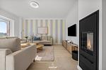 Wohnzimmer - Ferienhaus Kate Kunterbunt List auf Sylt - Top-Hundeurlaub