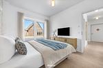 Schlafzimmer - Ferienhaus Kate Kunterbunt List auf Sylt - Top-Hundeurlaub
