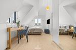 Schlafzimmer - Ferienhaus Kate Kunterbunt List auf Sylt - Top-Hundeurlaub