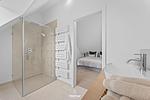 Badezimmer - Ferienhaus Oskars Garden List auf Sylt - Top-Hundeurlaub