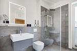 Badezimmer - Ferienhaus Black Pearl List auf Sylt - Top-Hundeurlaub