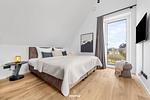Schlafzimmer - Ferienhaus Loki's Place List auf Sylt - Top-Hundeurlaub
