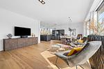 Wohnzimmer - Ferienhaus Loki's Place List auf Sylt - Top-Hundeurlaub