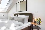 Schlafzimmer - Ferienwohnung Inselzeit Westerland auf Sylt - Top-Hundeurlaub