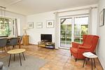 Wohnzimmer - FeWo EG: Terrasse, ruhige Lage - Top-Hundeurlaub