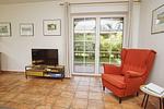 Wohnzimmer - FeWo EG: Terrasse, ruhige Lage - Top-Hundeurlaub