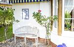 Terrasse - FeWo EG: Terrasse, ruhige Lage - Top-Hundeurlaub