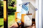 Terrasse - FeWo EG: Terrasse, ruhige Lage - Top-Hundeurlaub