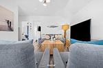Wohnzimmer - Ferienwohnung Treibgut Olpenitz - Top-Hundeurlaub