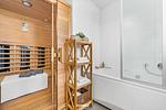 Badezimmer - Ferienwohnung Treibgut Olpenitz - Top-Hundeurlaub