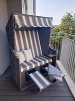 Balkon - 49.2.M Ankerplatz - Top-Hundeurlaub