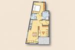 Grundriss - Bungalow Rugia Breege - mit Garten, Hunde erlaubt - Top-Hundeurlaub