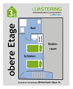 Grundriss - Birkenhain 3a - Lastering Ferienhäuser & Apartments - Top-Hundeurlaub