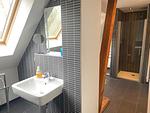Badezimmer - Ferienhaus "Am Wald" - Top-Hundeurlaub