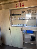 Küche / Küchenzeile - Ferienwohnung Graureiher - Top-Hundeurlaub