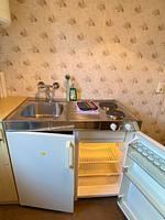 Küche / Küchenzeile - Ferienwohnung Graureiher - Top-Hundeurlaub