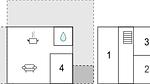 floor-plan - Ferienhaus für 8 Personen (100 m²) in Glesborg - Top-Hundeurlaub
